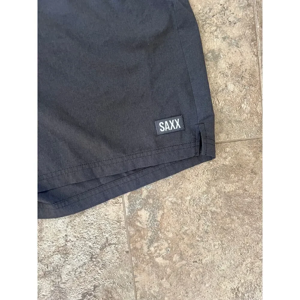 SAXX SPORT 2 LIFE 2N1 Shorts Swim Shorts, dark gray men's size XL